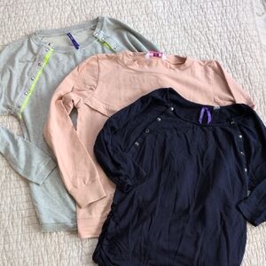 Lot Of 3 Maternity/Nursing Tops